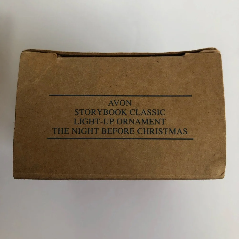 Avon Vintage Storybook Classic Light Up Ornament NEW